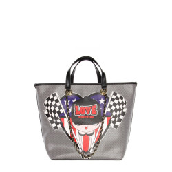Bag Moschino Love black-white